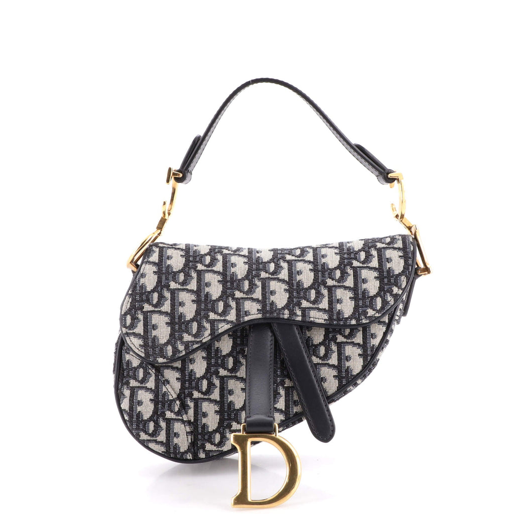 Saddle Handbag Oblique Canvas Mini