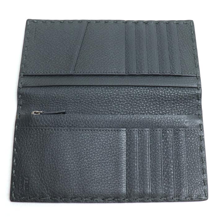 Fendi Selleria Leather Long Wallet