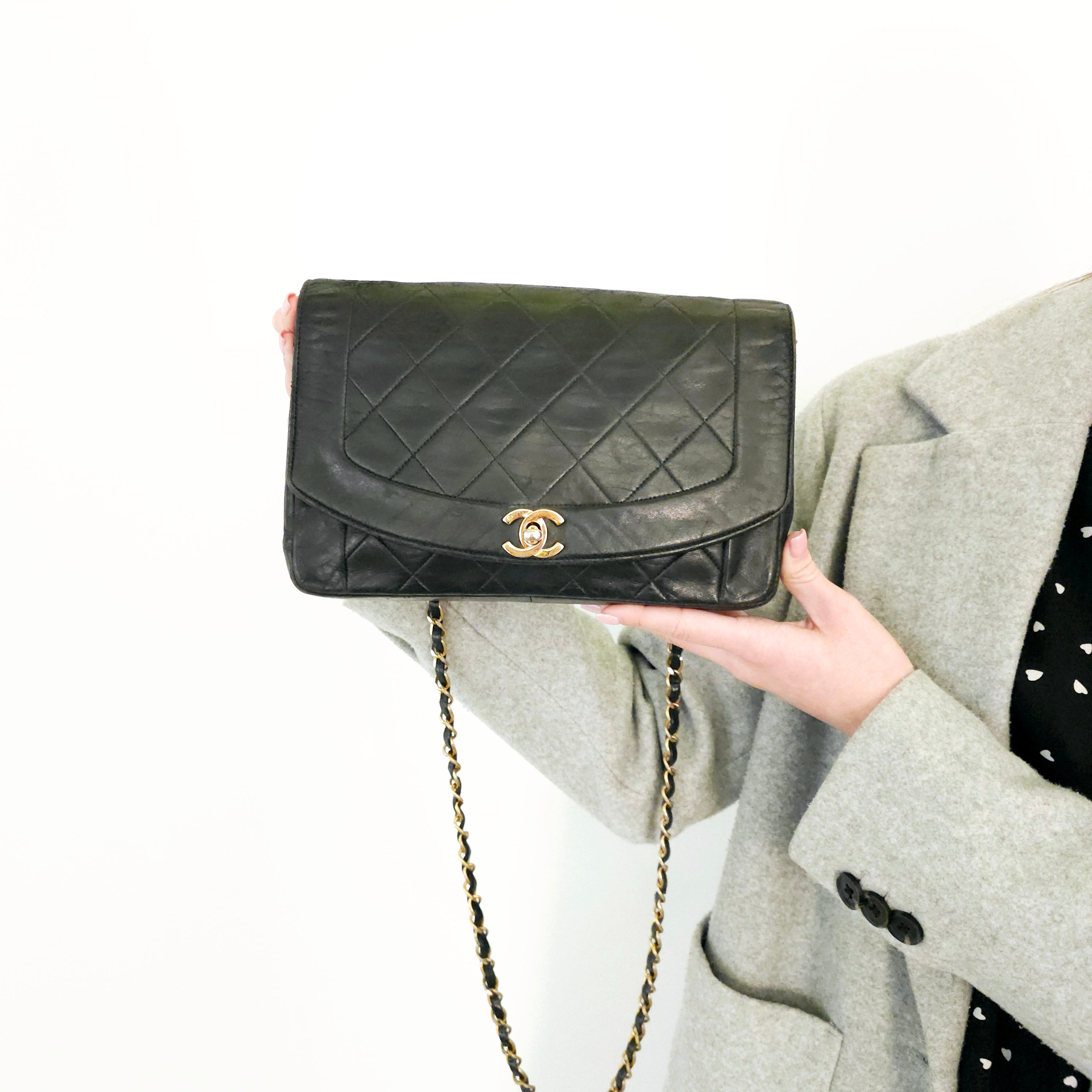 Chanel Diana Lambskin Medium Flap Bag TWS