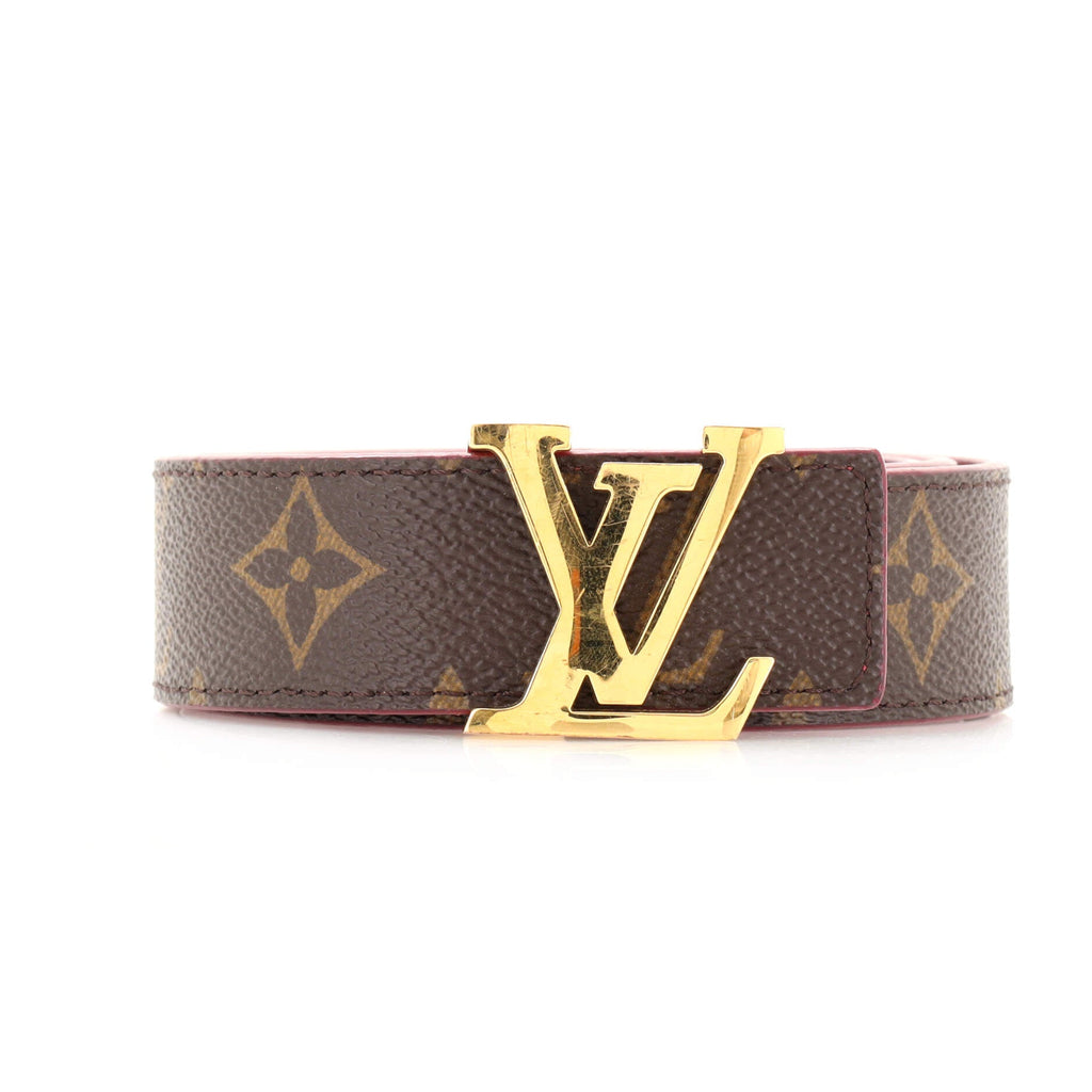 LV Initiales Reversible Belt Monogram Canvas and Leather Medium 105