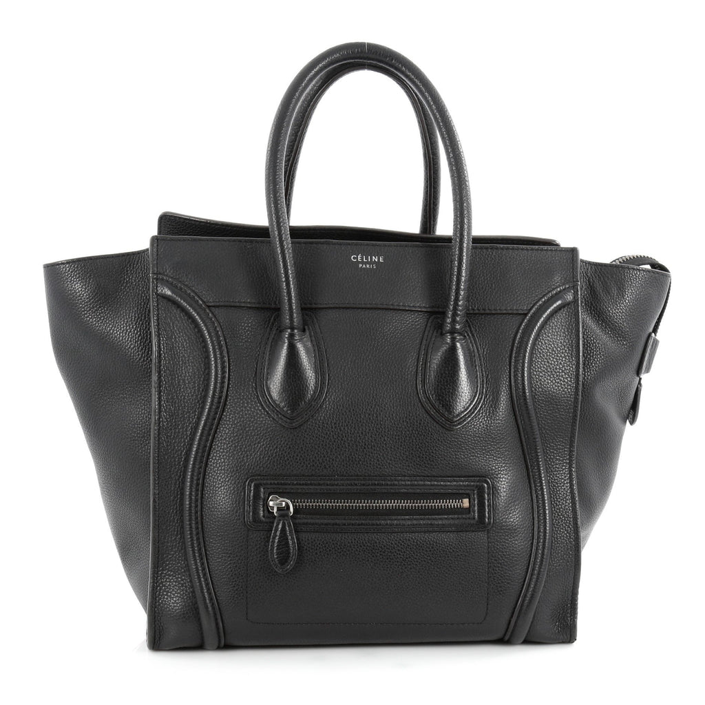 Luggage Handbag Grainy Leather Mini