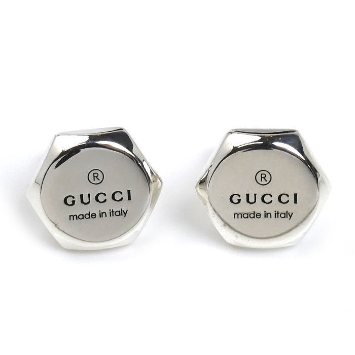 Gucci Trademark Silver 925 Stud Earrings