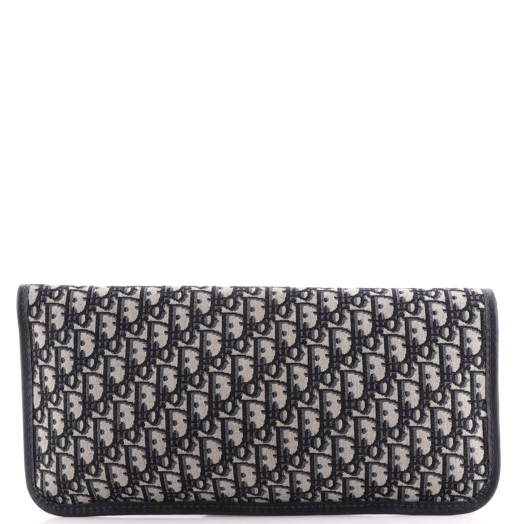Fold Over Clutch Oblique Canvas