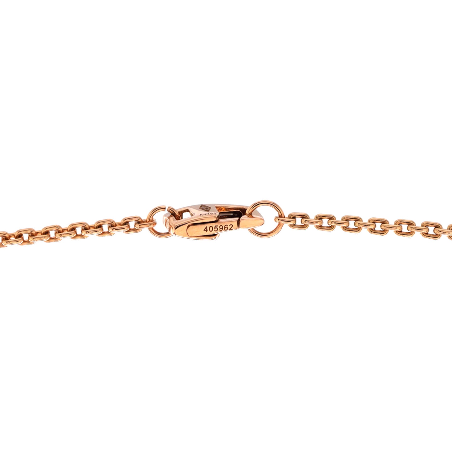 Blossom XL Necklace 18K Tricolor Gold with Diamonds