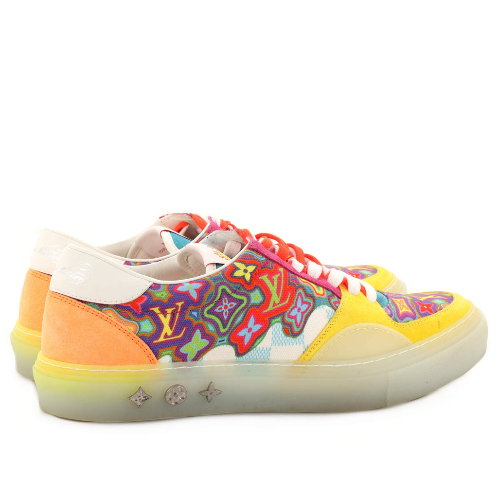 Men's LV Ollie Sneakers Limited Edition Psychedelic Monogram Canvas and Leather