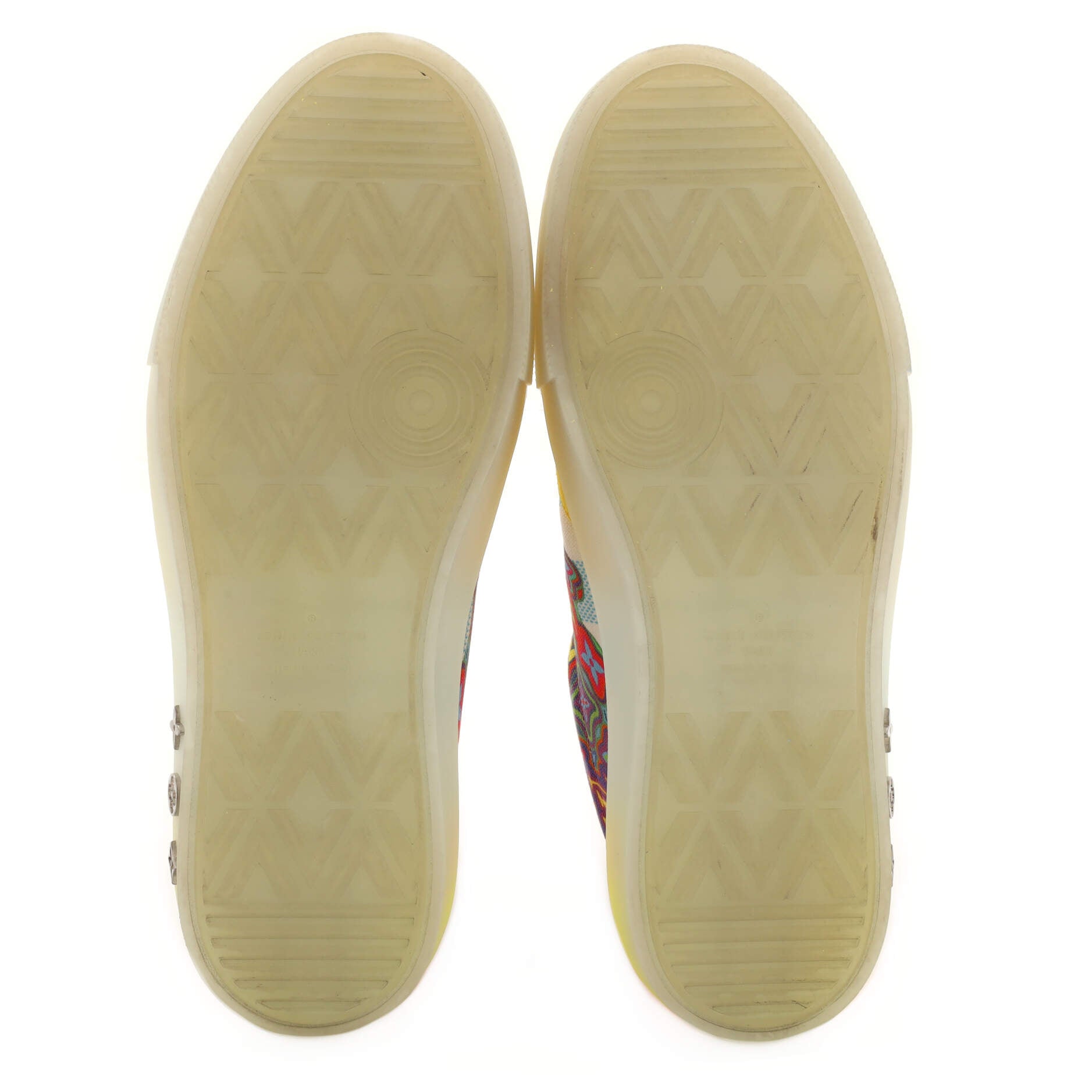 Men's LV Ollie Sneakers Limited Edition Psychedelic Monogram Canvas and Leather
