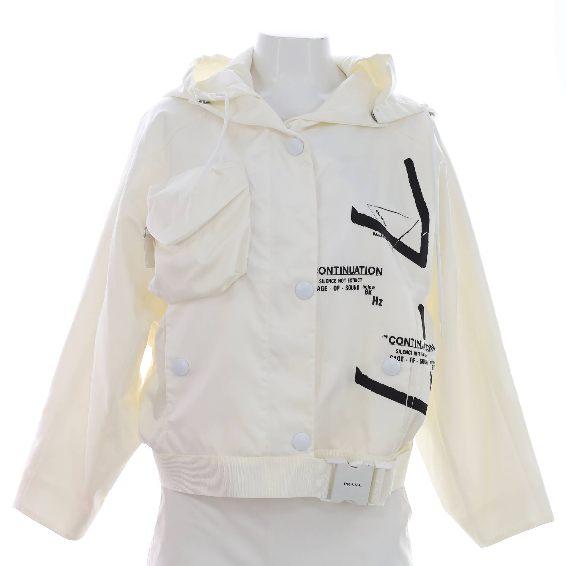 Women's Peter de Potter Blouson Jacket Printed Re-Nylon Gabardine