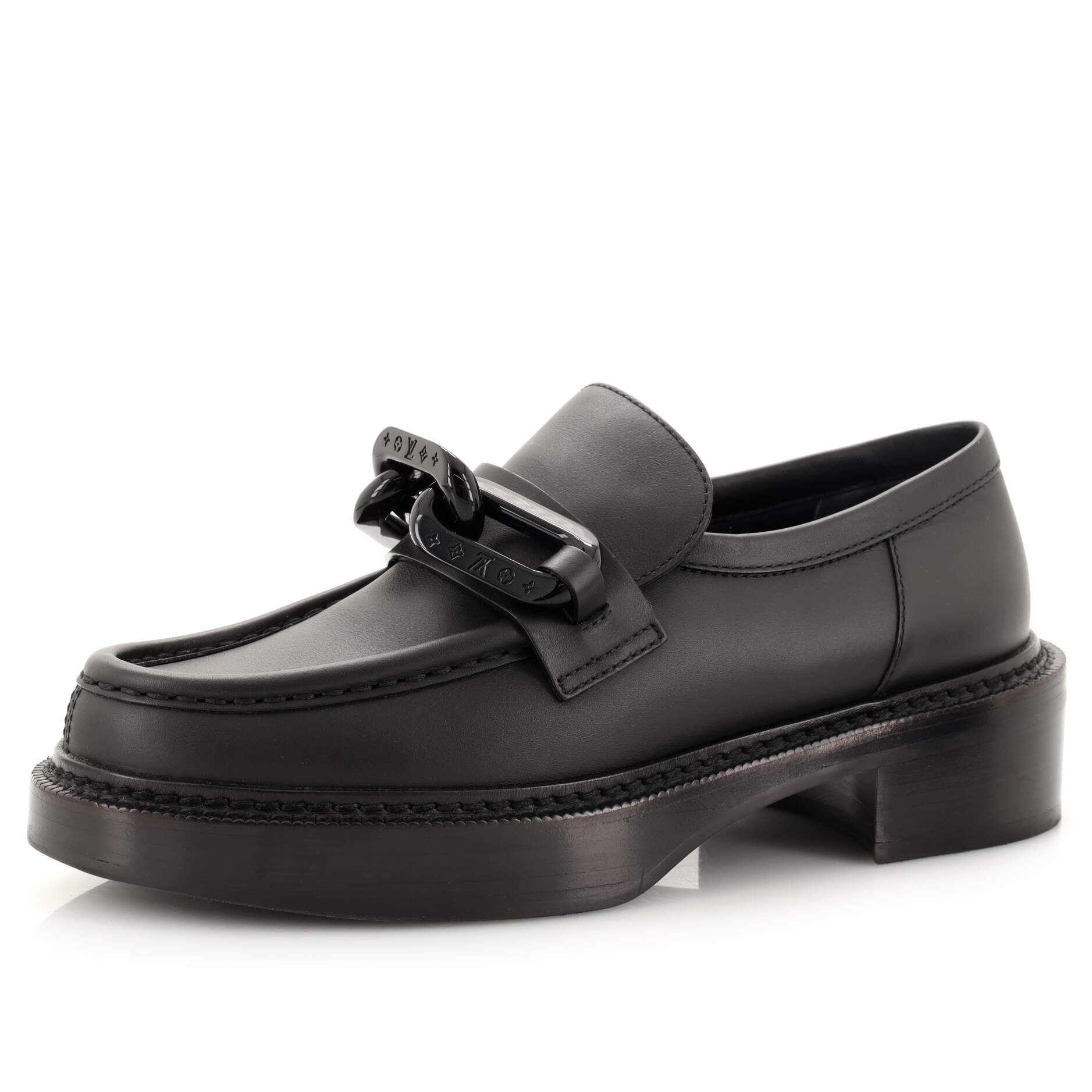 Women's Academy Chain Loafer Leather