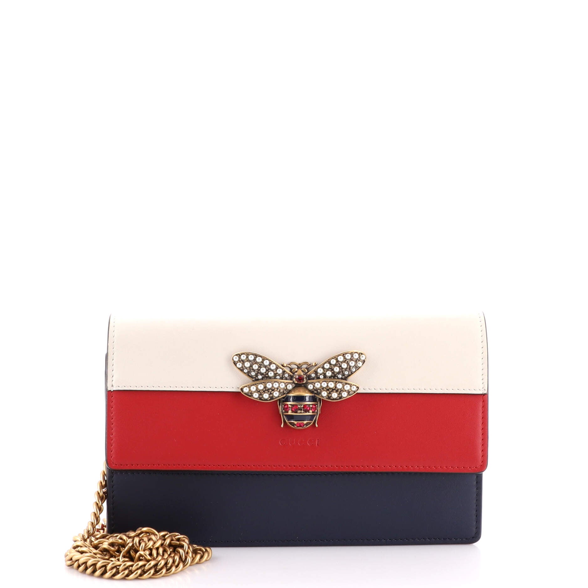 Queen Margaret Chain Wallet Leather Mini