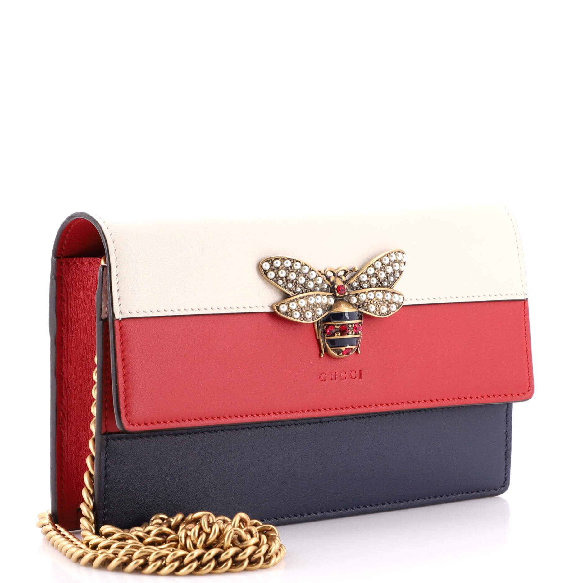 Queen Margaret Chain Wallet Leather Mini