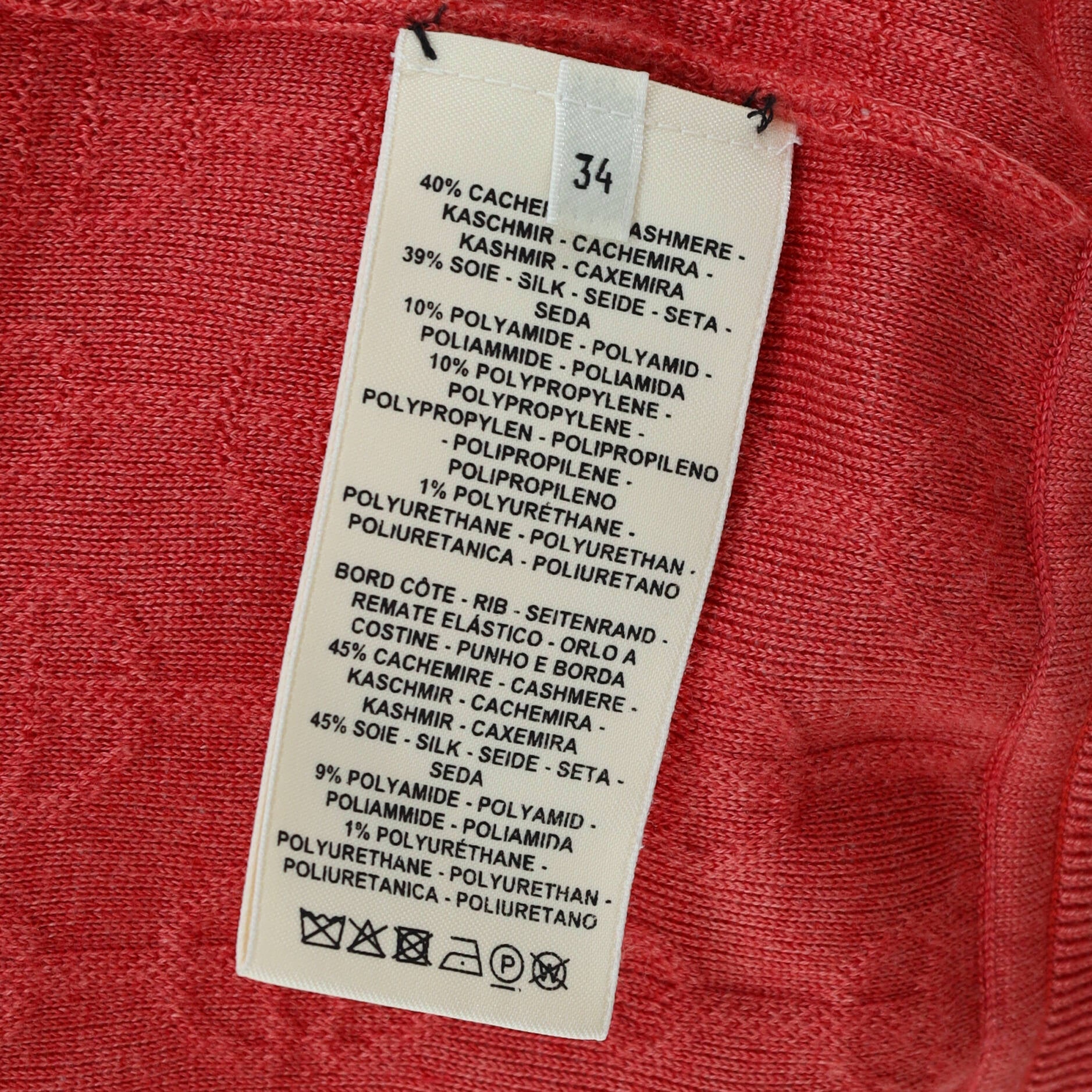 Women's Torsades Cliquetis Unies Zipped Jacket Cashmere and Silk Blend