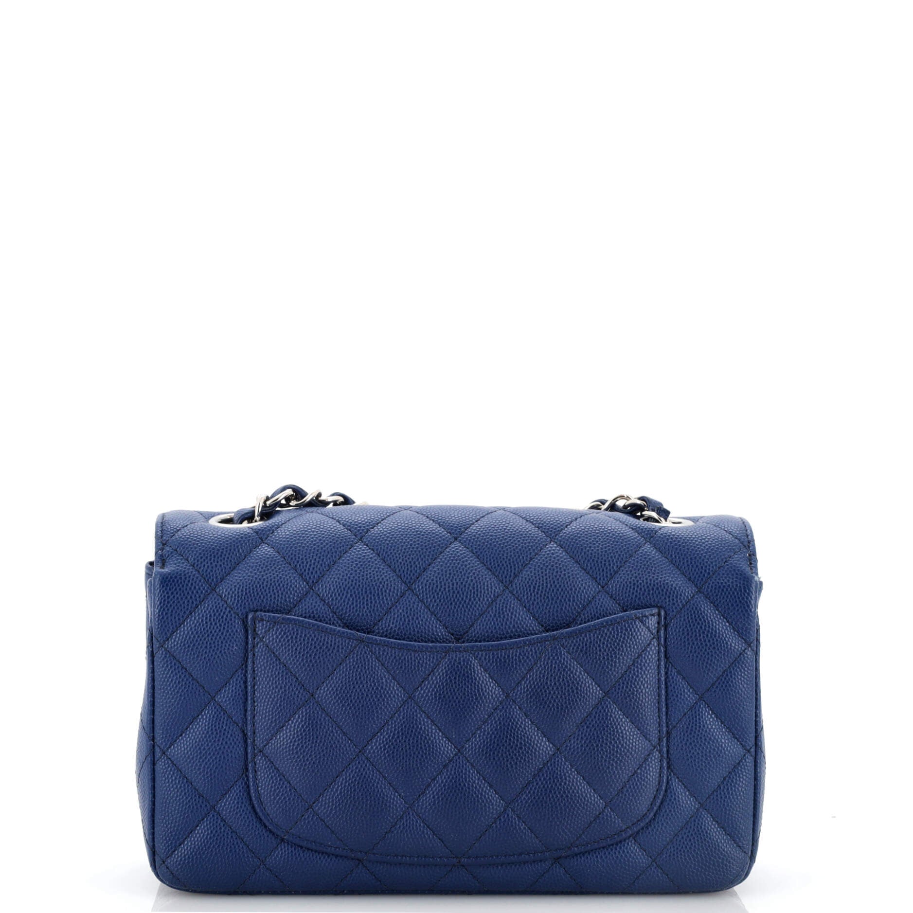 Classic Single Flap Bag Quilted Caviar Mini