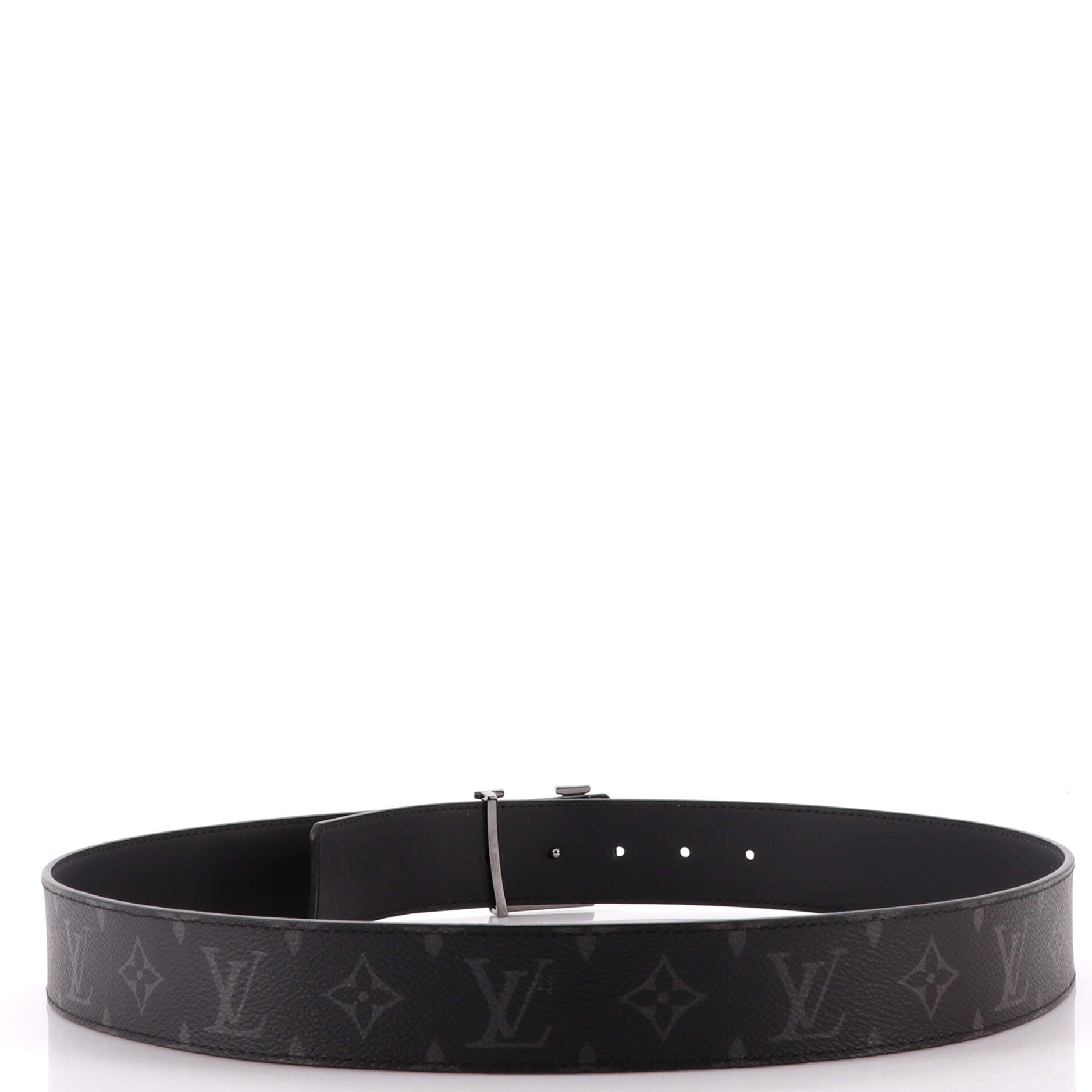 LV Initiales Reversible Belt Monogram Canvas and Leather Wide 100