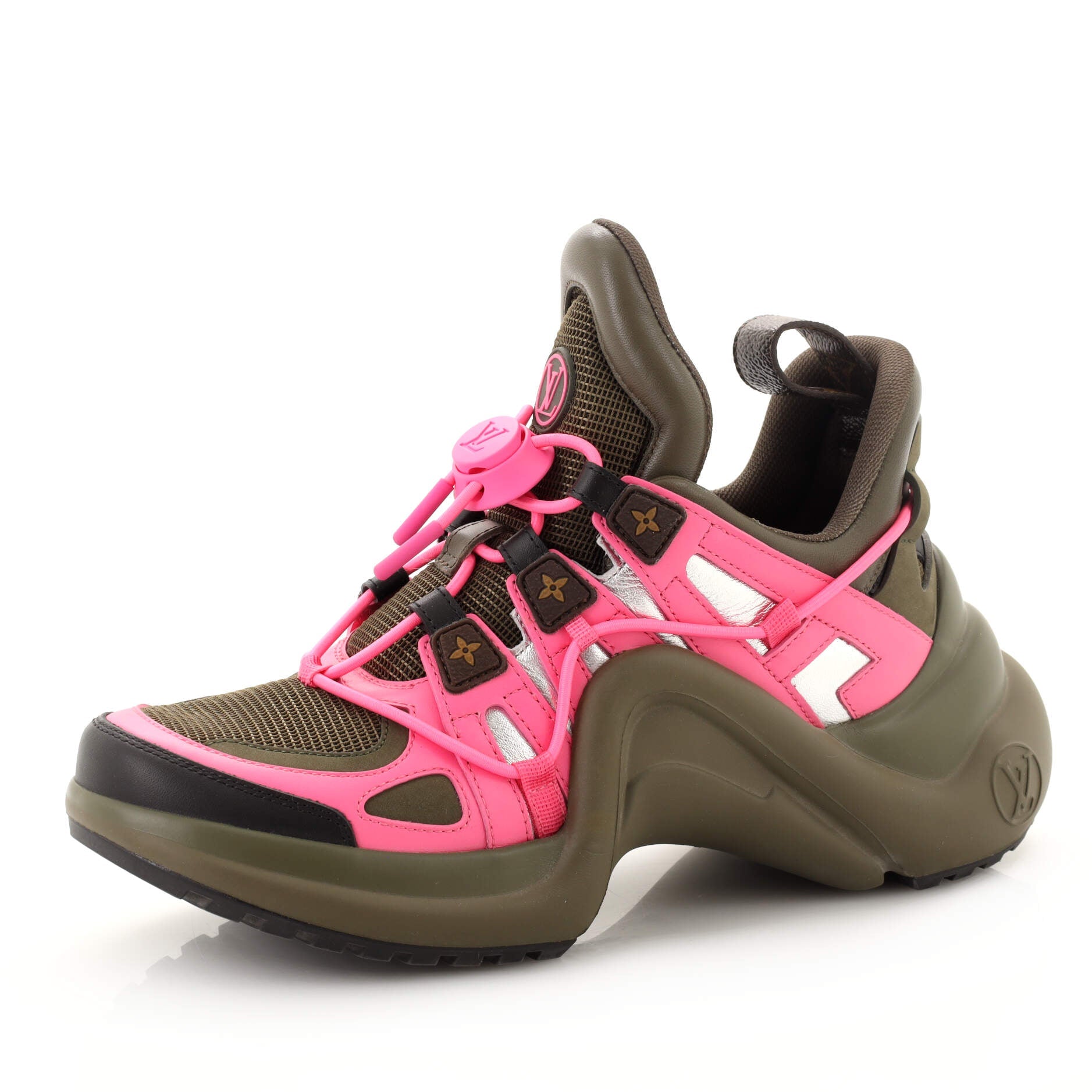 Women's LV Archlight Sneakers Fabric and Leather