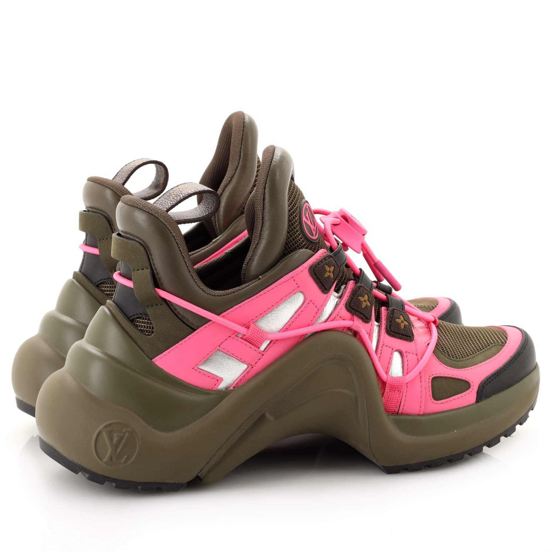 Women's LV Archlight Sneakers Fabric and Leather