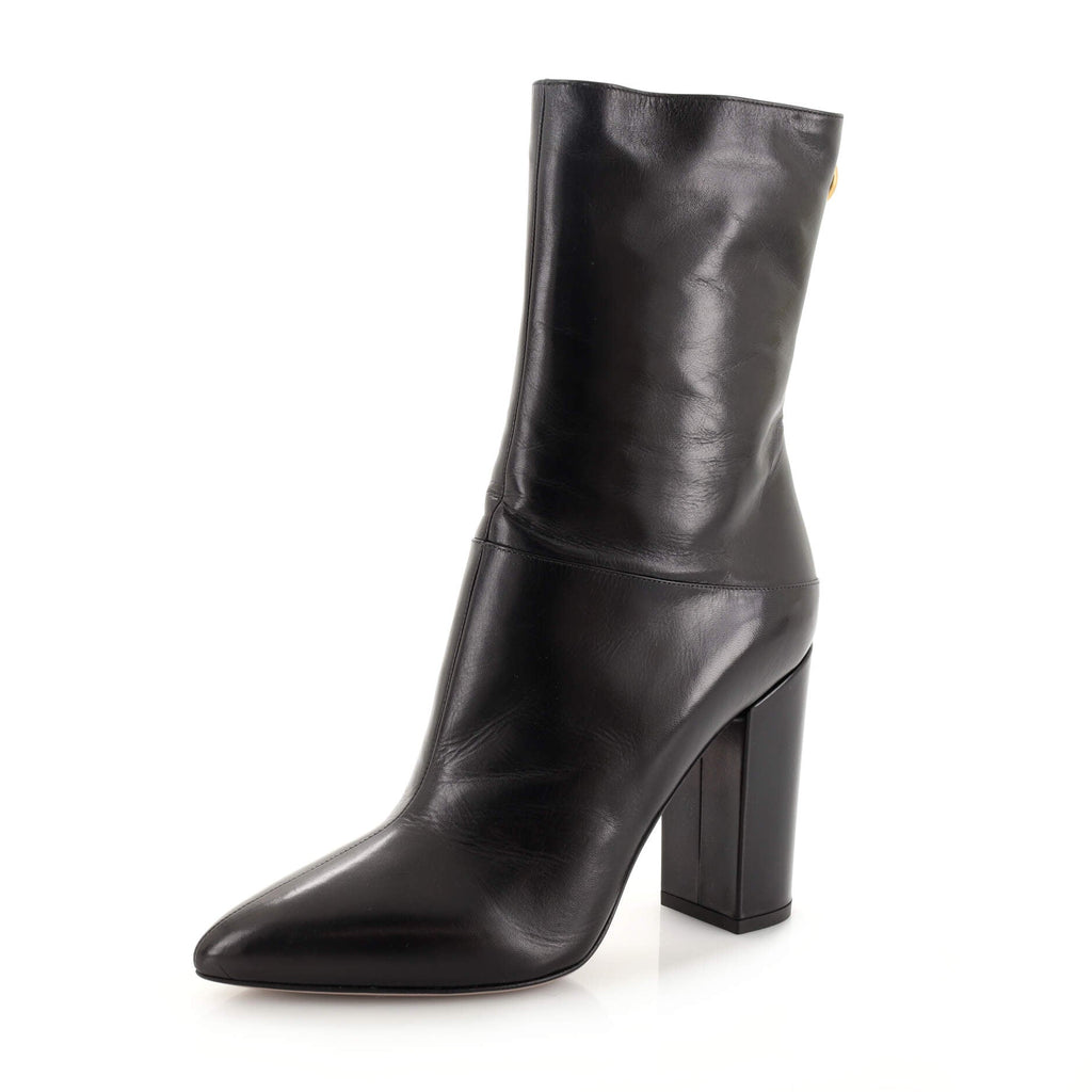 Women's Ringstud Ankle Boots Leather