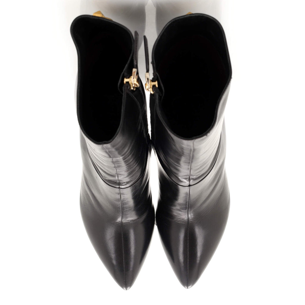 Women's Ringstud Ankle Boots Leather