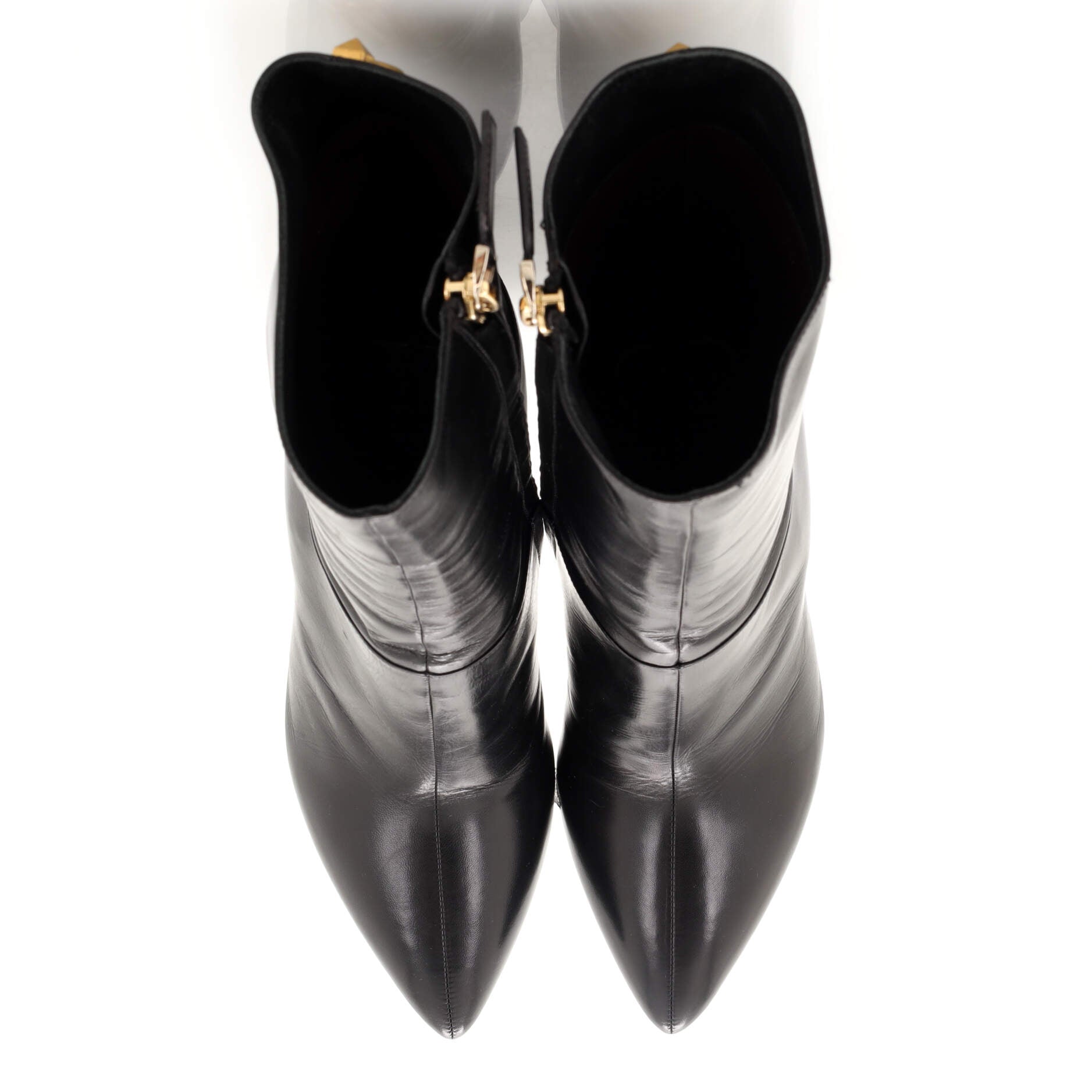 Women's Ringstud Ankle Boots Leather