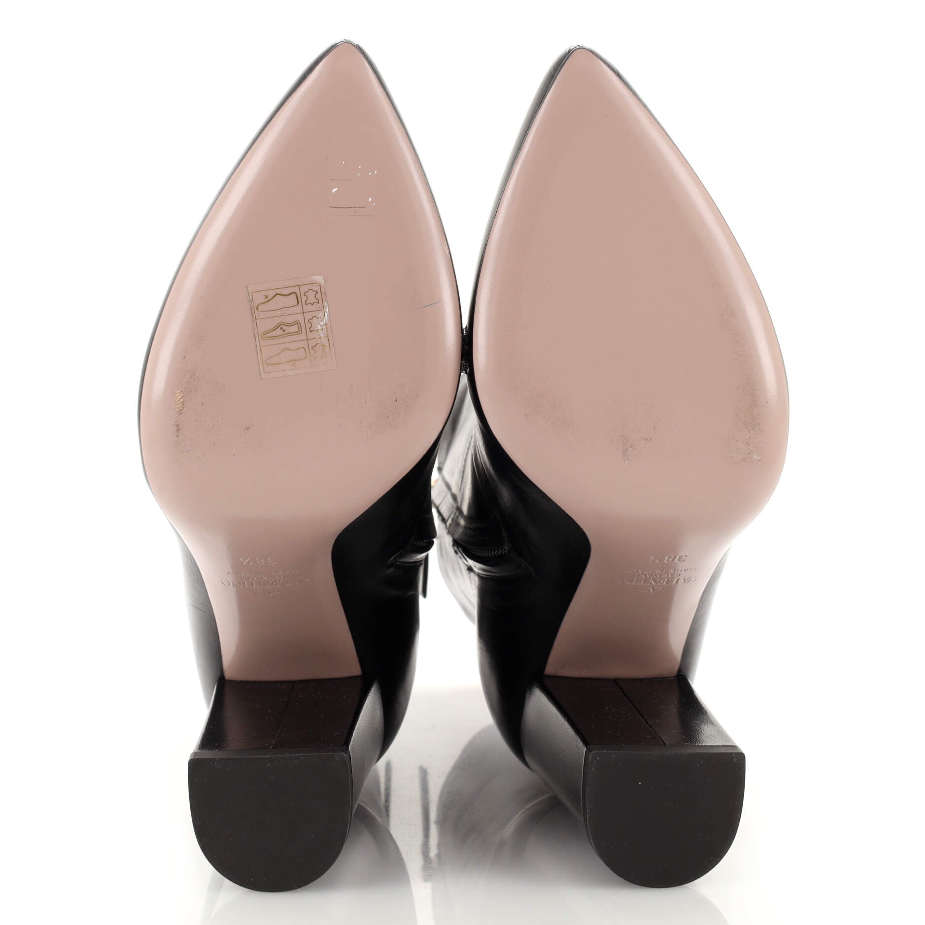 Women's Ringstud Ankle Boots Leather