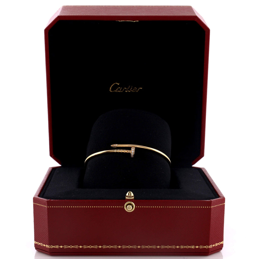 Juste un Clou Bracelet 18K Yellow Gold with Diamonds Small