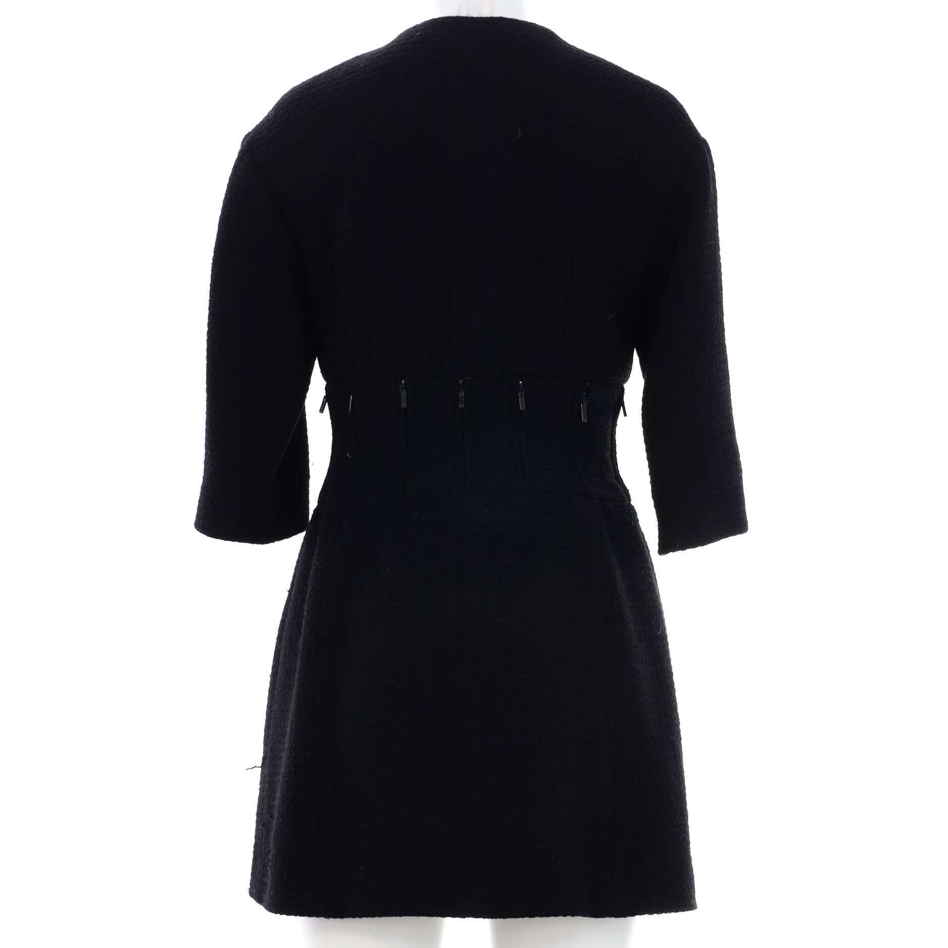 Women's Four Pocket Long Jacket Tweed