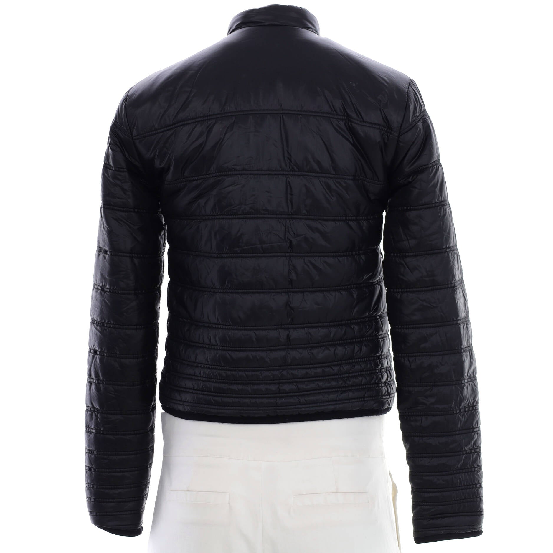 Women's Reversible CC Zip Puffer Jacket Quilted Nylon