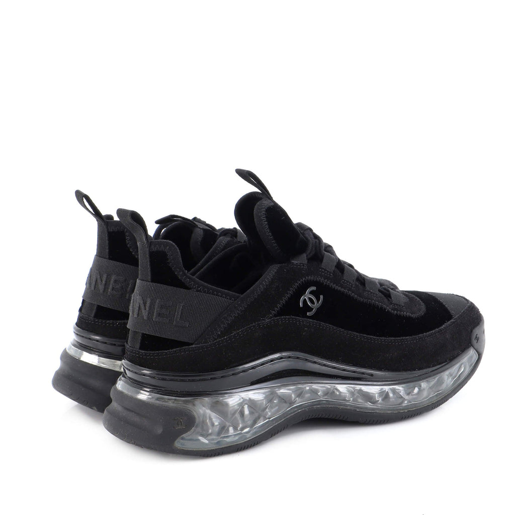 Women's CC Cap Toe Logo Sneakers Suede and Mixed Fibers