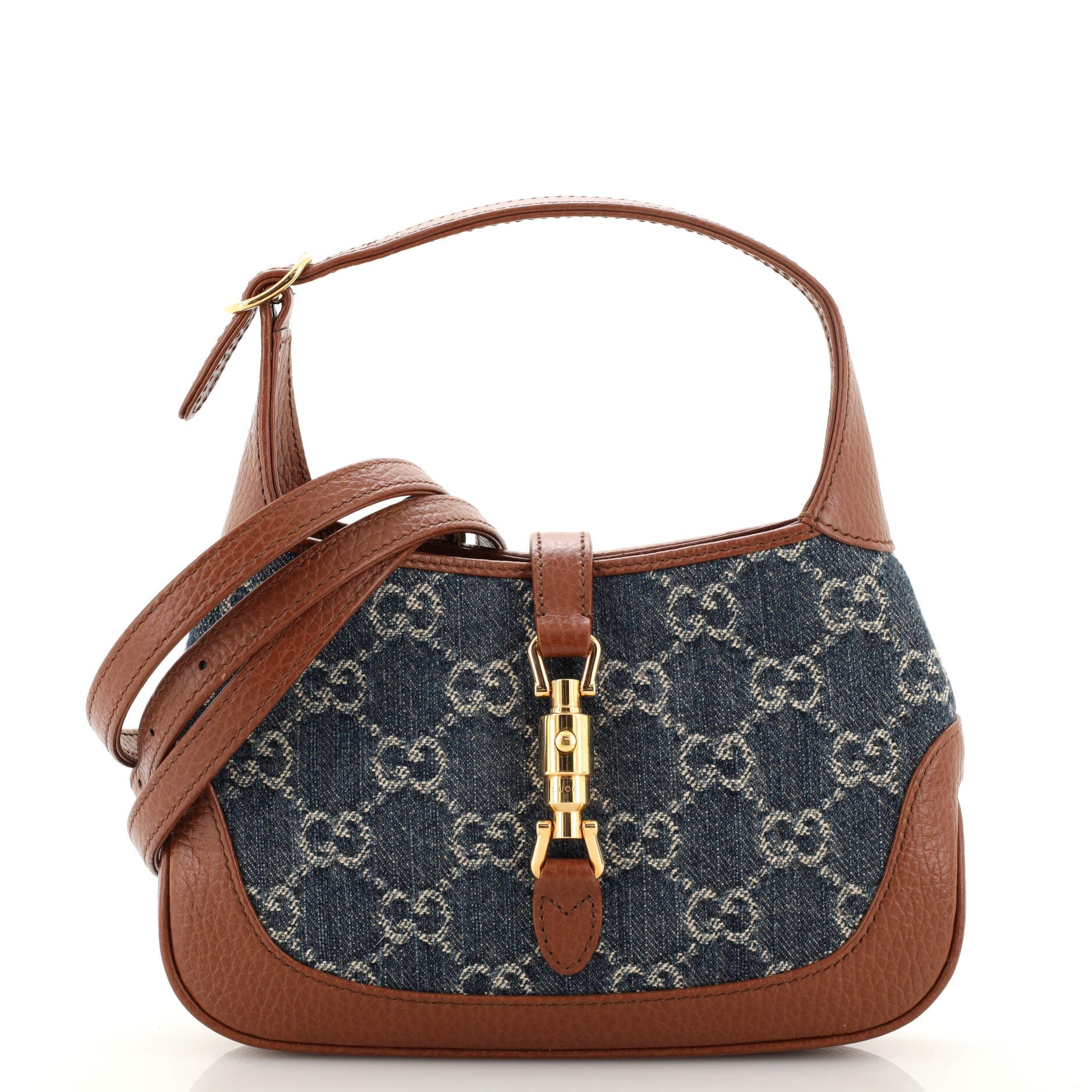 Jackie 1961 Hobo GG Denim Mini