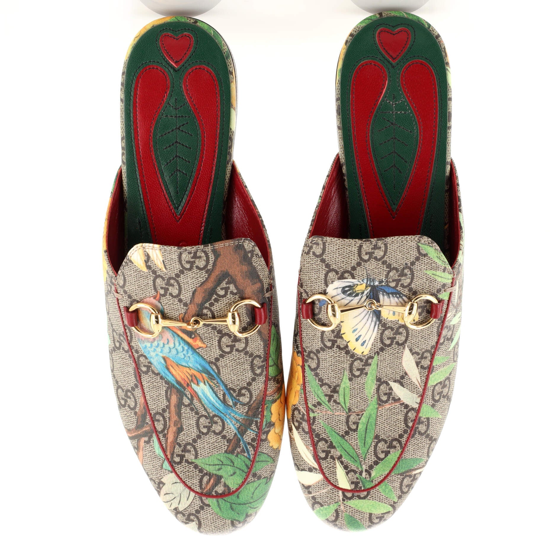 Women's Princetown Mules Printed GG Coated Canvas