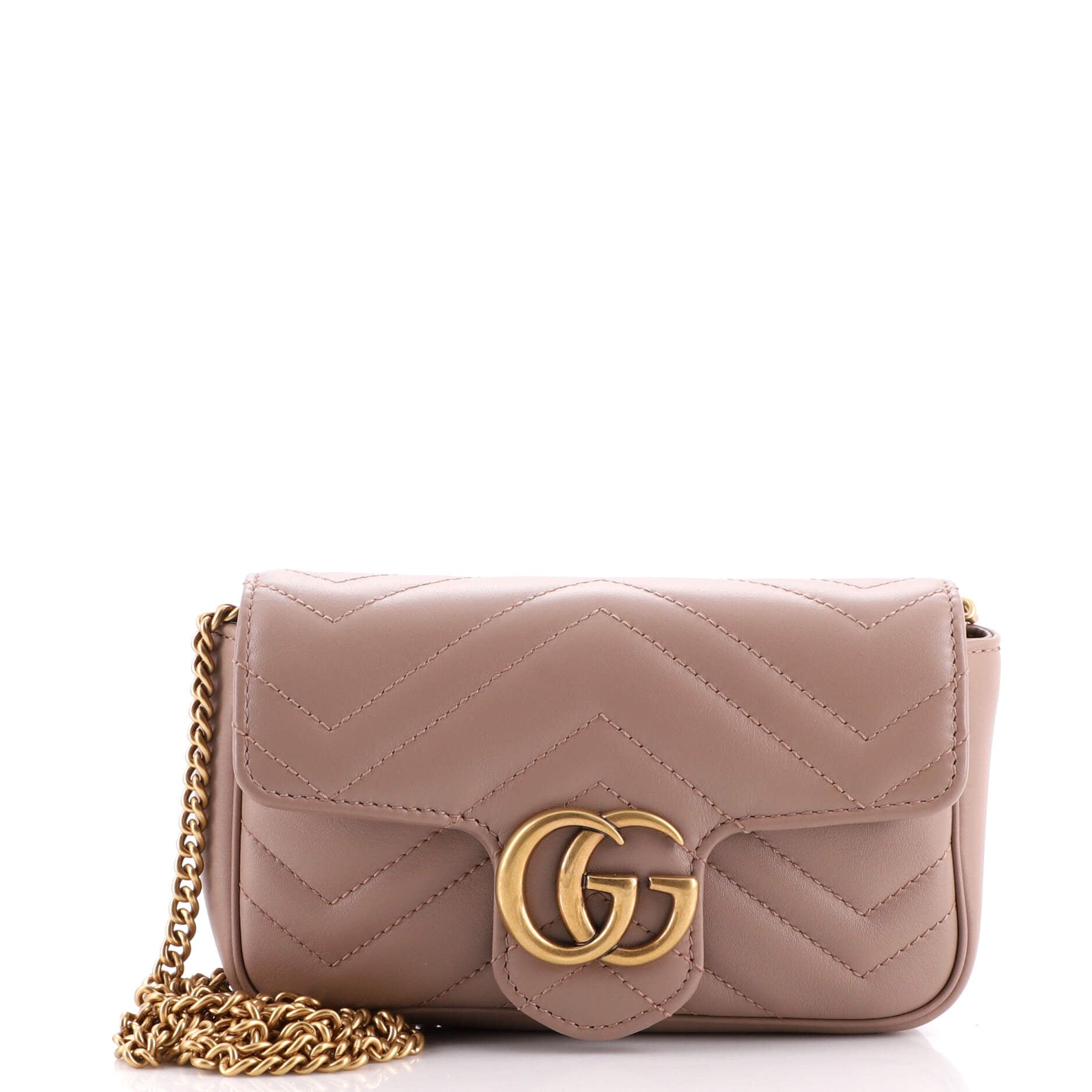 GG Marmont Flap Bag Matelasse Leather Super Mini
