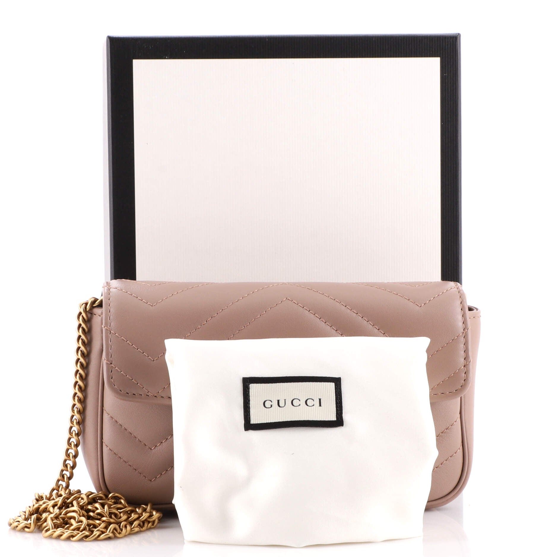 GG Marmont Flap Bag Matelasse Leather Super Mini