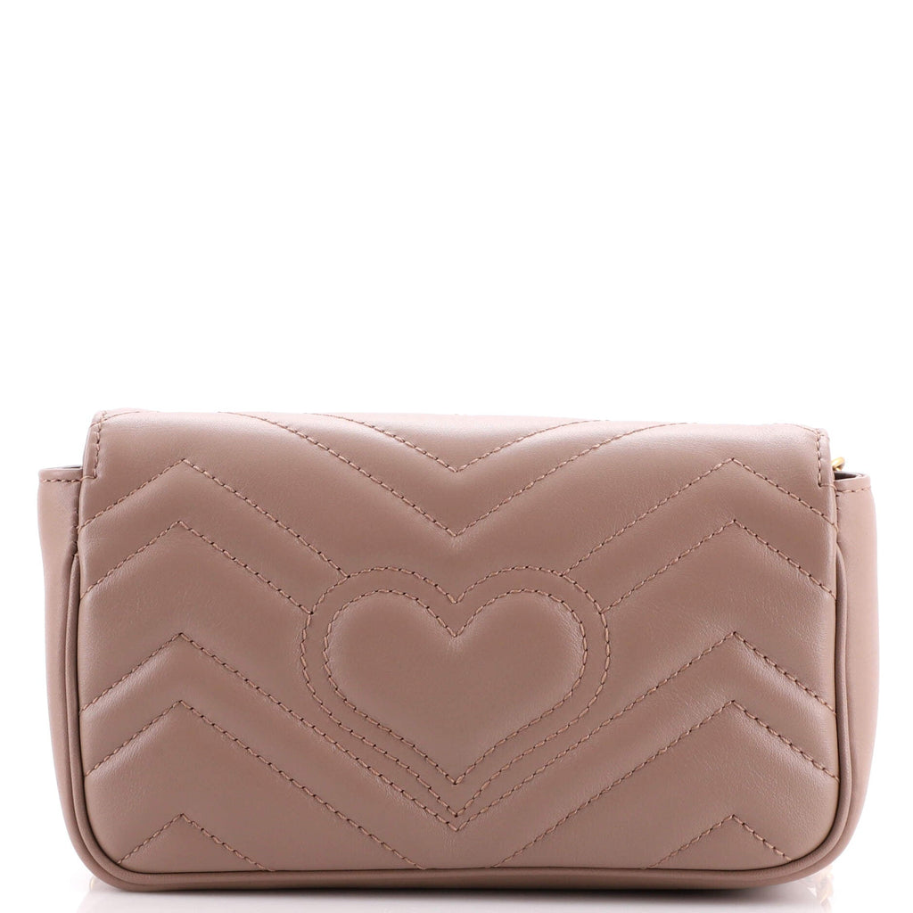 GG Marmont Flap Bag Matelasse Leather Super Mini
