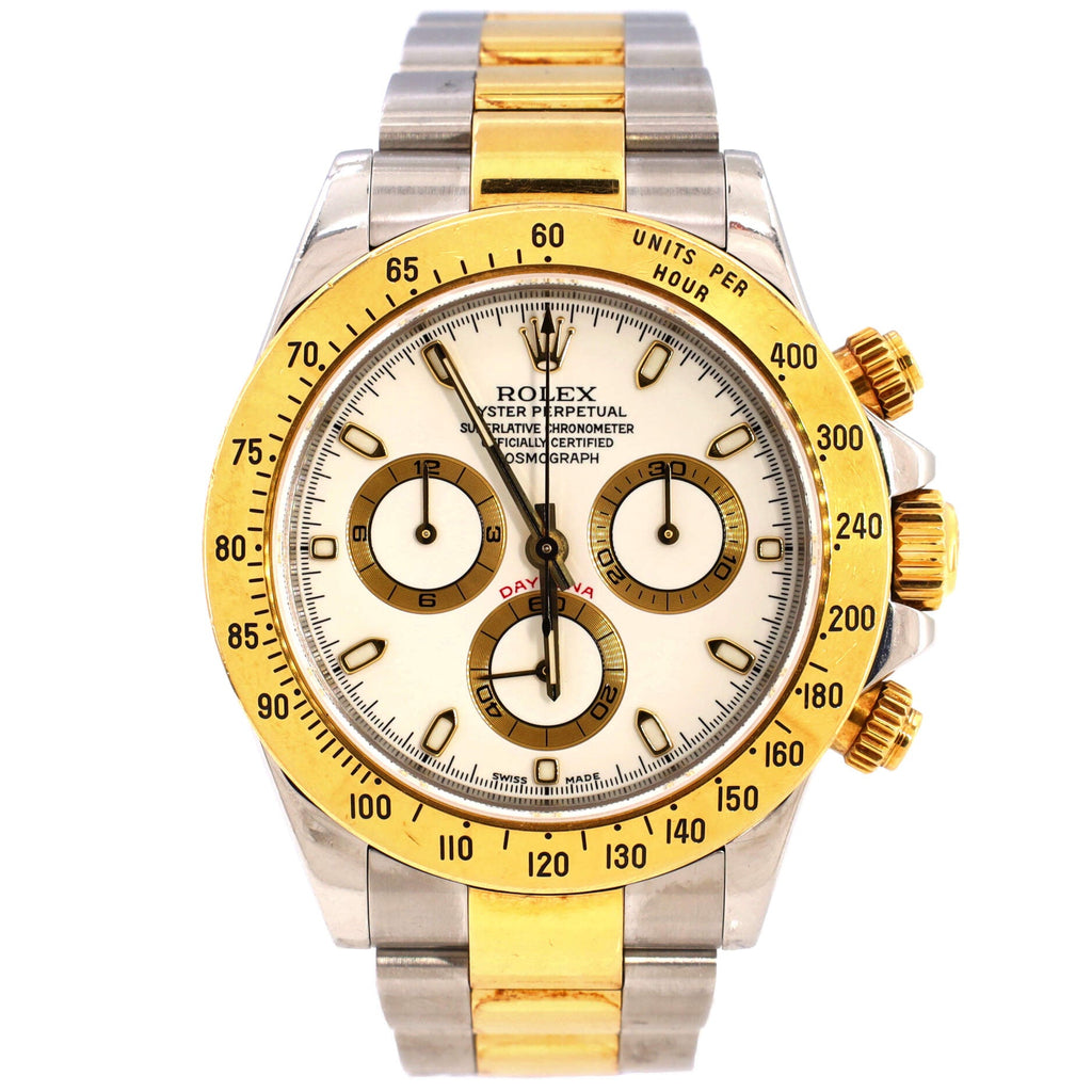 Oyster Perpetual Cosmograph Daytona Automatic Watch Stainless Steel and Yellow Gold 40