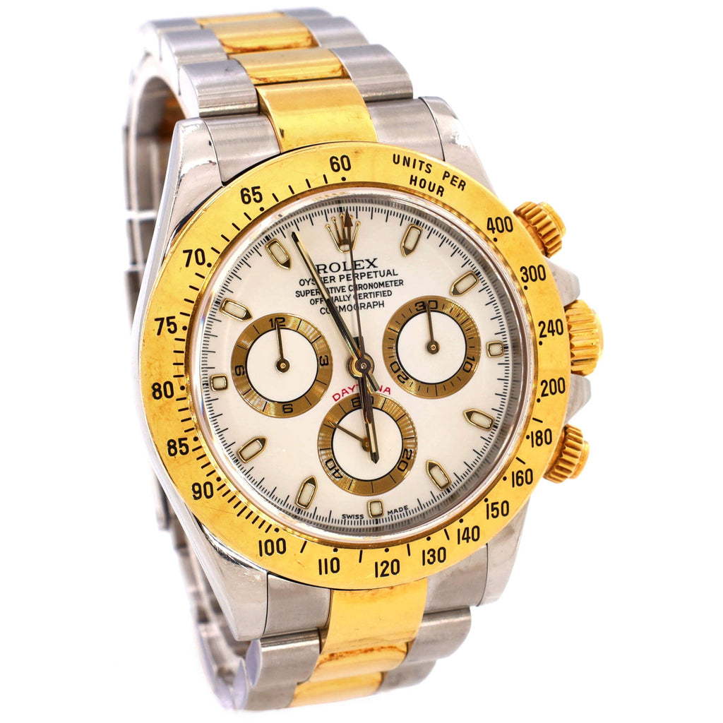 Oyster Perpetual Cosmograph Daytona Automatic Watch Stainless Steel and Yellow Gold 40