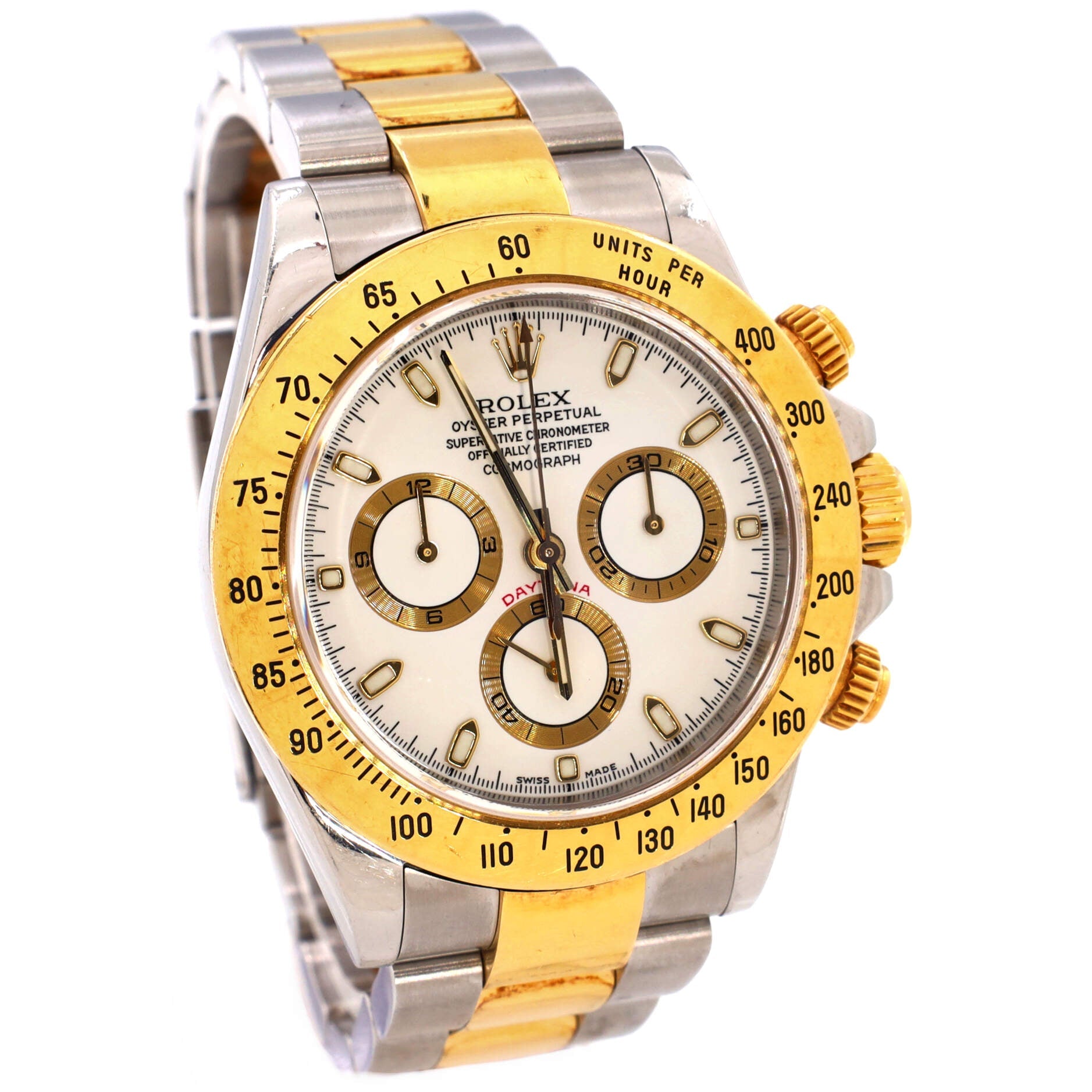 Oyster Perpetual Cosmograph Daytona Automatic Watch Stainless Steel and Yellow Gold 40