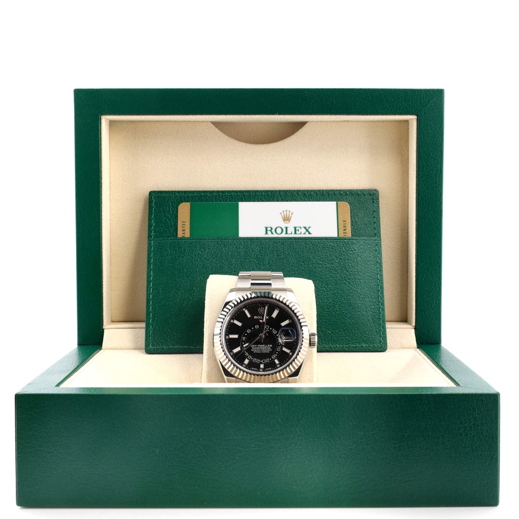 Sky-Dweller Oyster Perpetual Chronometer Automatic Watch Stainless Steel and White Gold 42