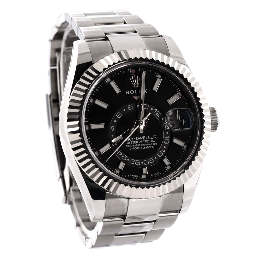 Sky-Dweller Oyster Perpetual Chronometer Automatic Watch Stainless Steel and White Gold 42