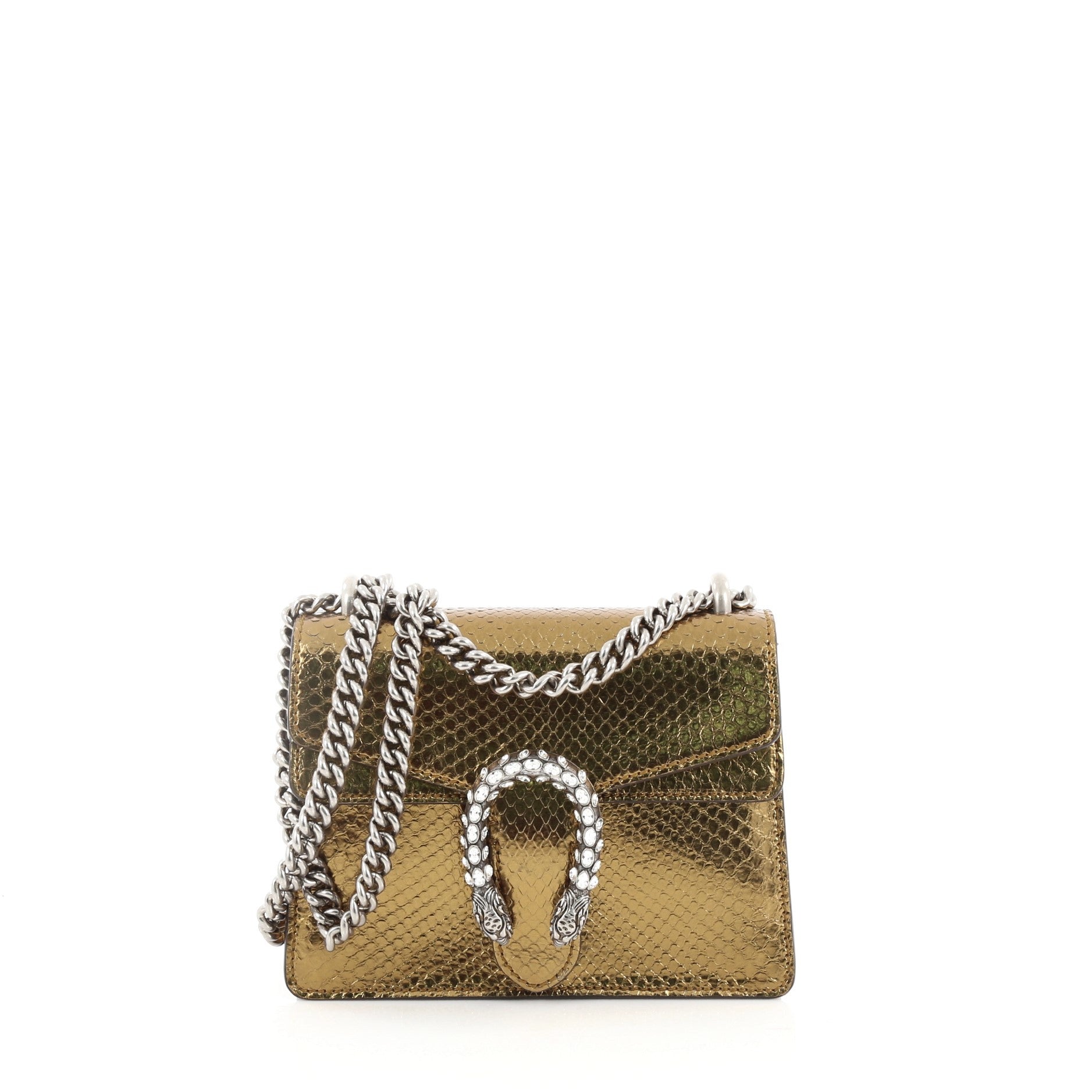 Dionysus Handbag Python with Embellished Detail Mini