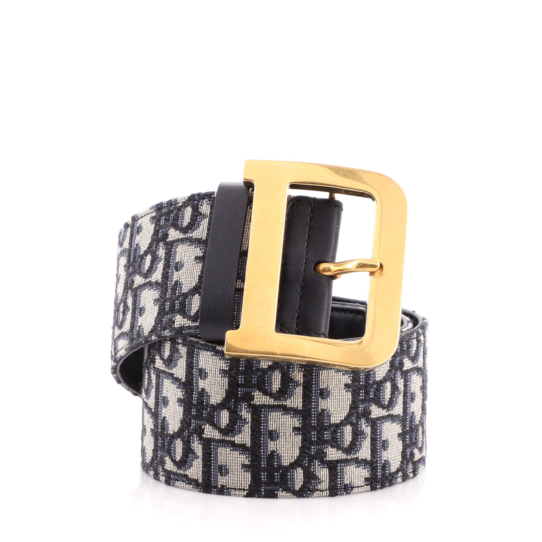 Diorquake Belt Oblique Canvas Extra Wide 75