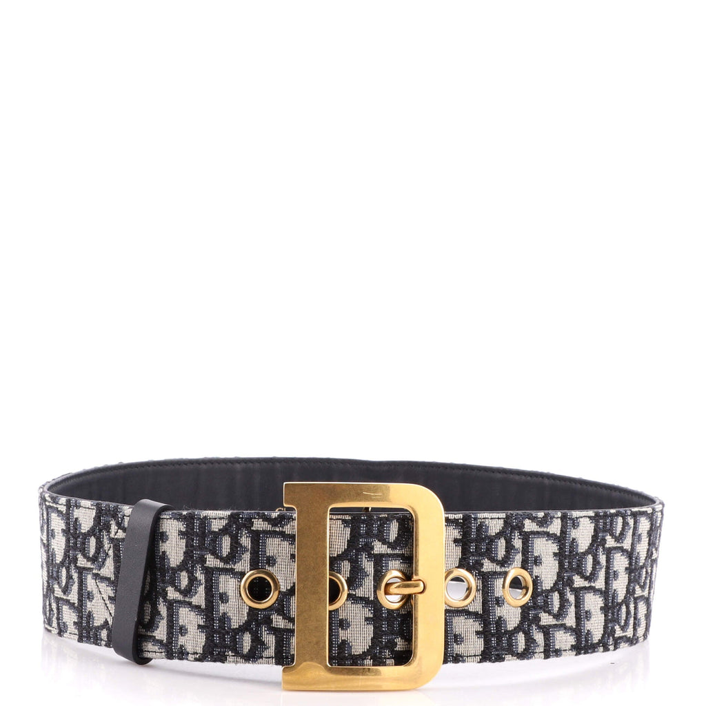 Diorquake Belt Oblique Canvas Extra Wide 75
