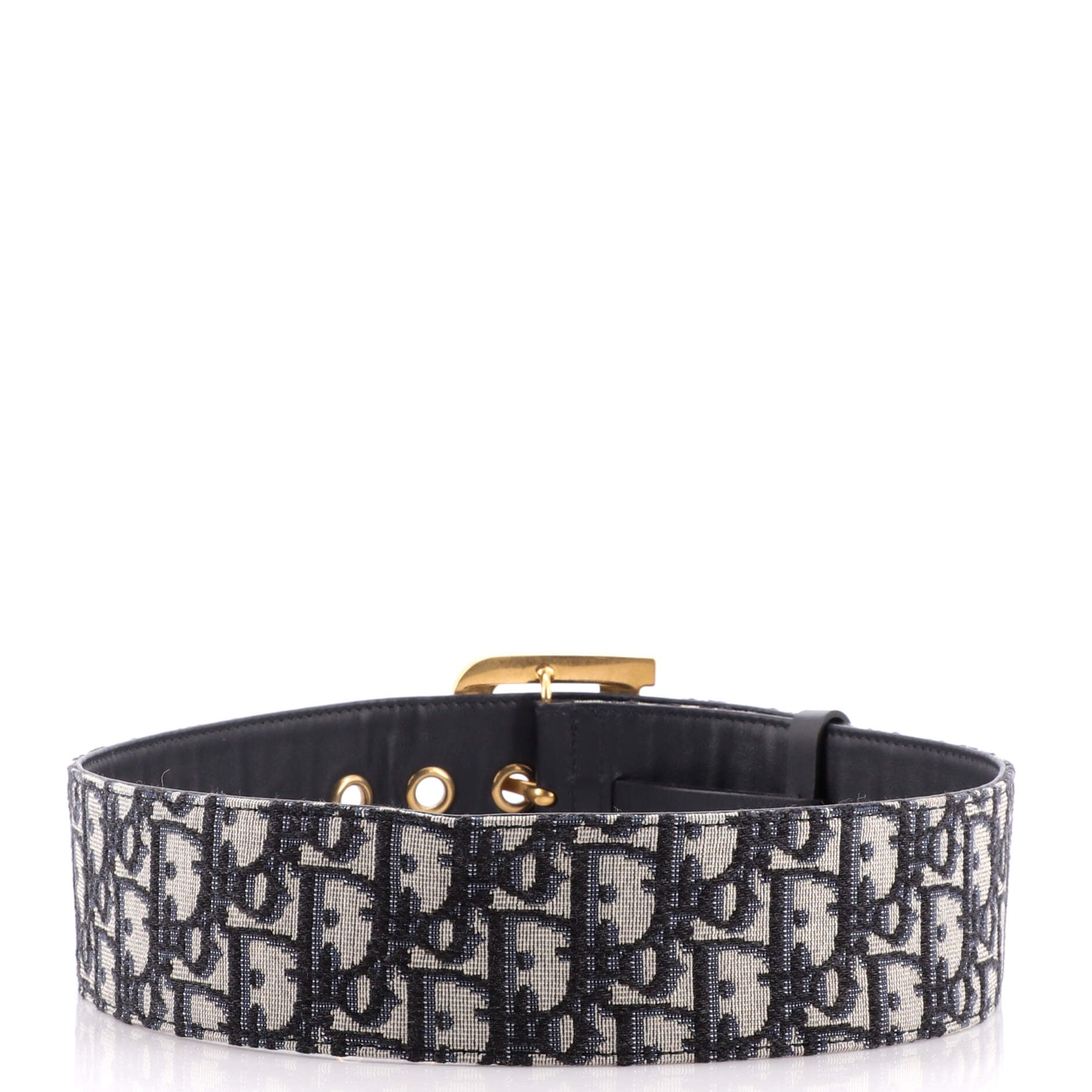 Diorquake Belt Oblique Canvas Extra Wide 75