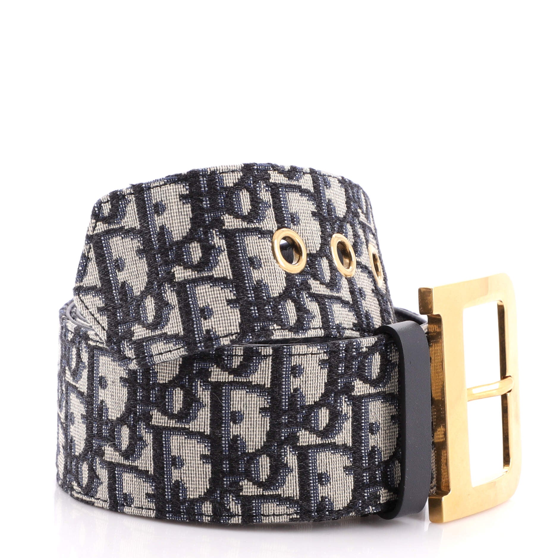 Diorquake Belt Oblique Canvas Extra Wide 75