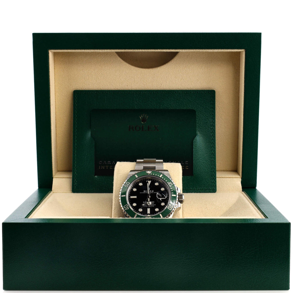 Oyster Perpetual Submariner Kermit Date Automatic Watch Stainless Steel and Cerachrom 41