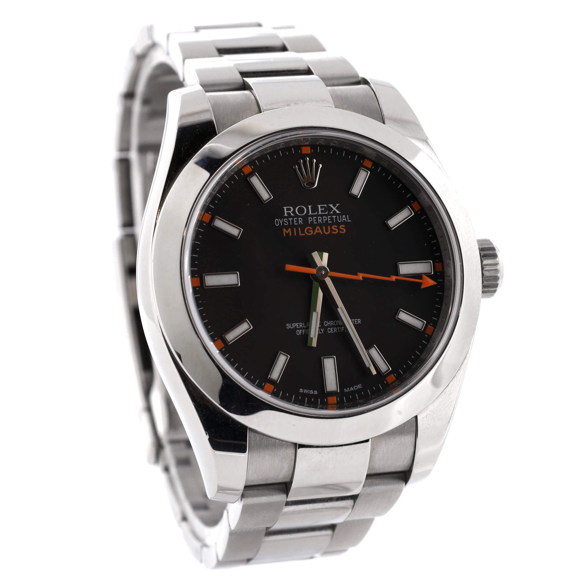 Oyster Perpetual Milgauss Automatic Watch Stainless Steel 40