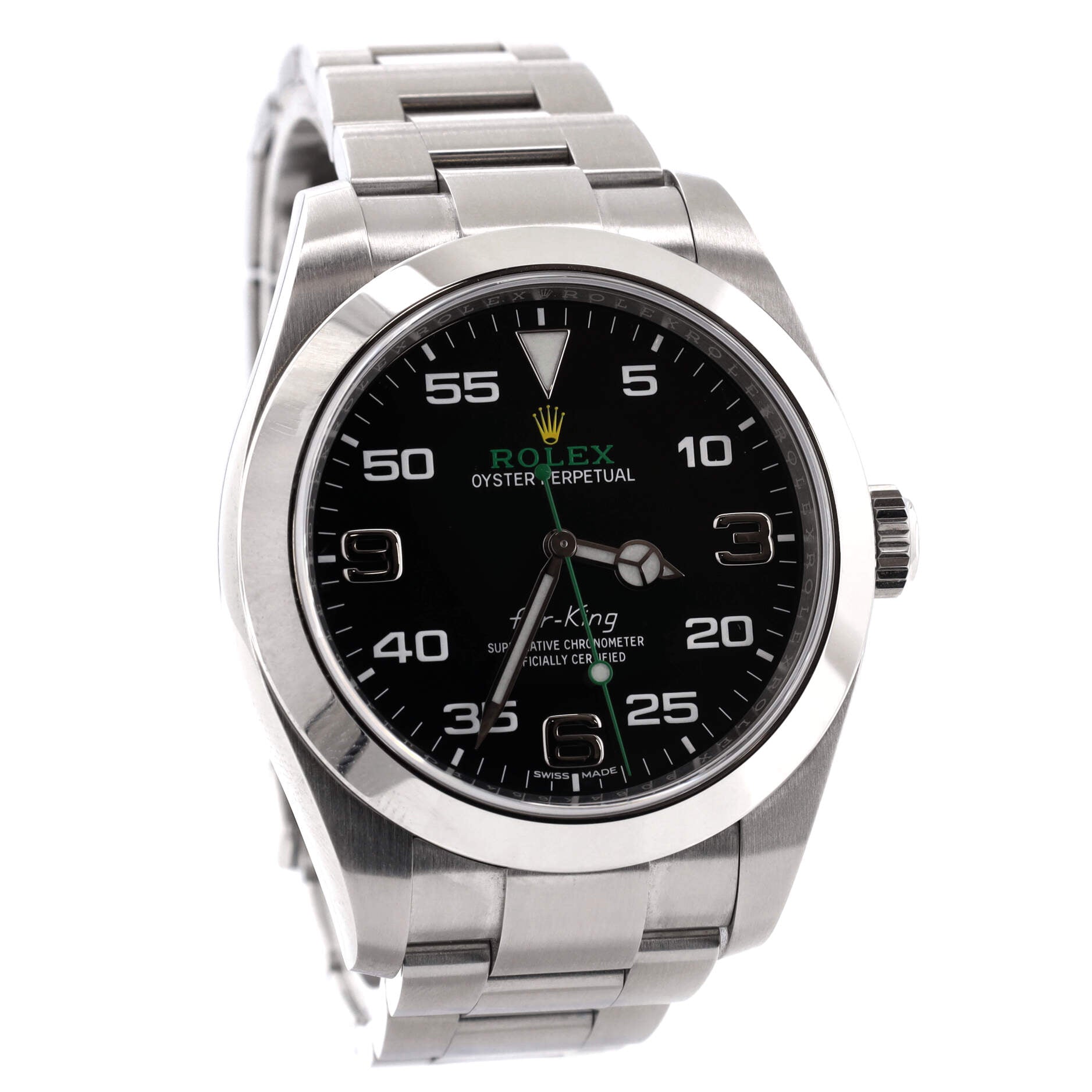 Air King Oyster Perpetual Chronometer Automatic Watch Stainless Steel 40