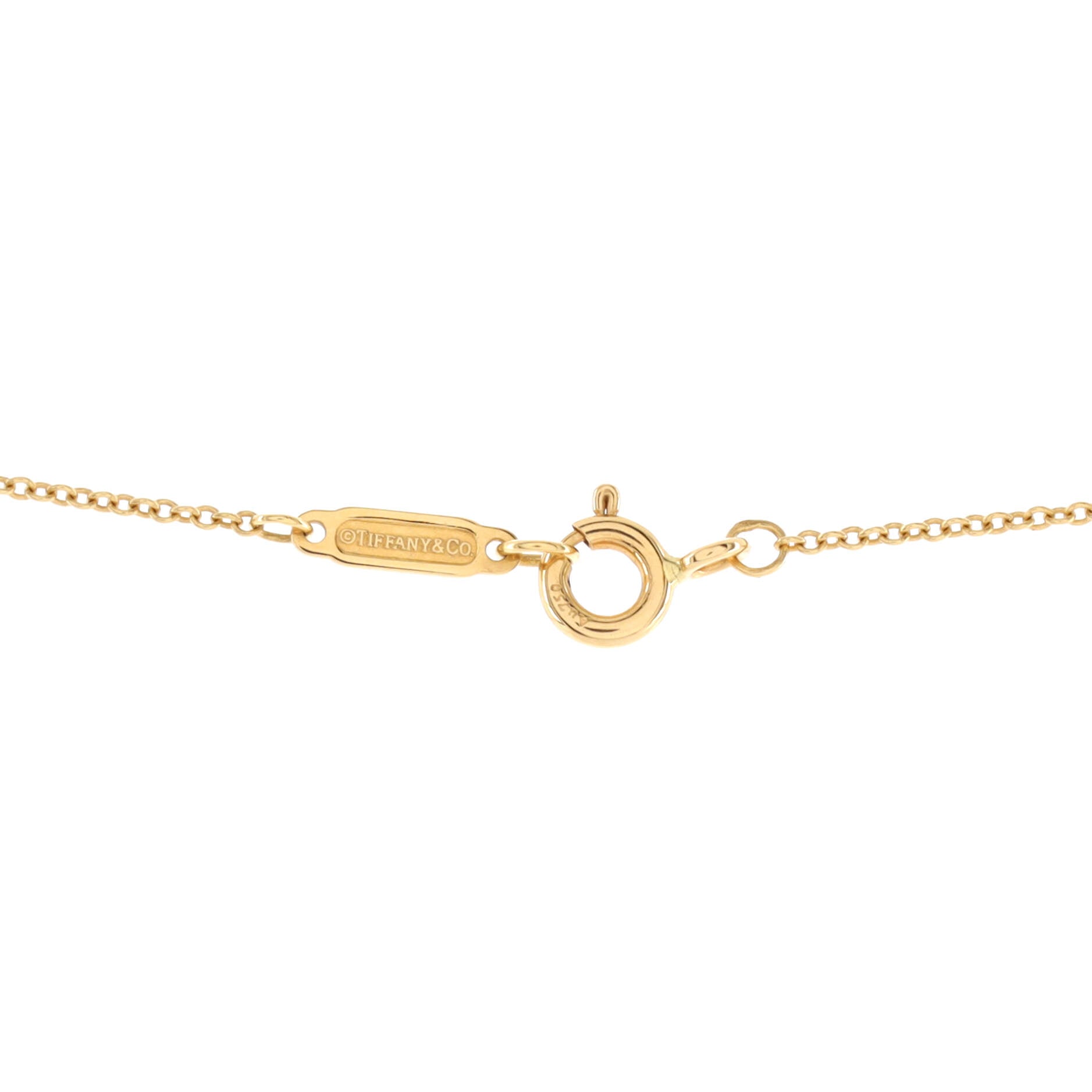 Schlumberger Lynn Pendant Necklace 18K Yellow Gold and Rubies