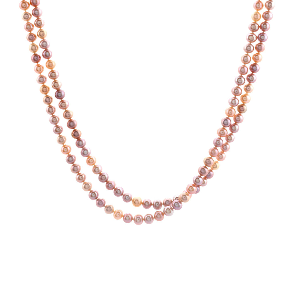 Signature Pearl Strand Necklace Cultured Pearls with Sterling Silver 7-7.5mm