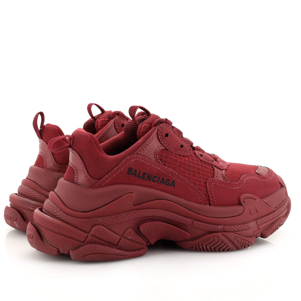 Women's Triple S Sneakers Fabric and Mesh with Leather