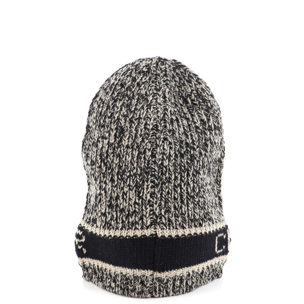 Logo Knit Beanie Wool Blend
