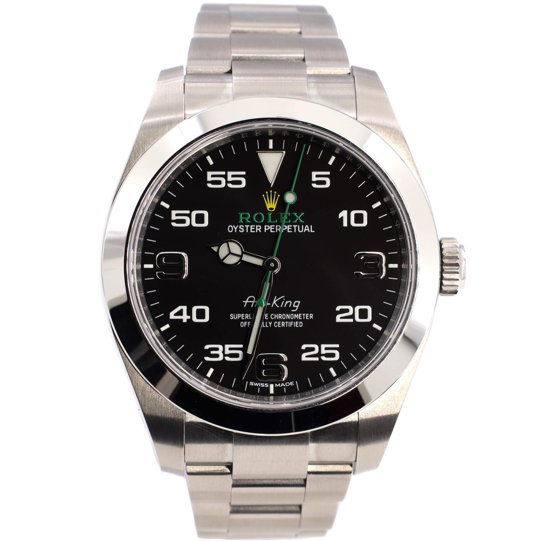 Air King Oyster Perpetual Chronometer Automatic Watch Stainless Steel 40